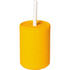La Petite Silicone Mini Cup, Yellow - Sippy Cups - 1 - thumbnail