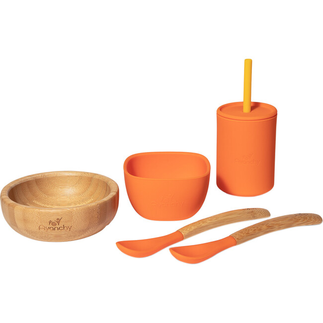 La Petite Family Set, Orange - Sippy Cups - 1