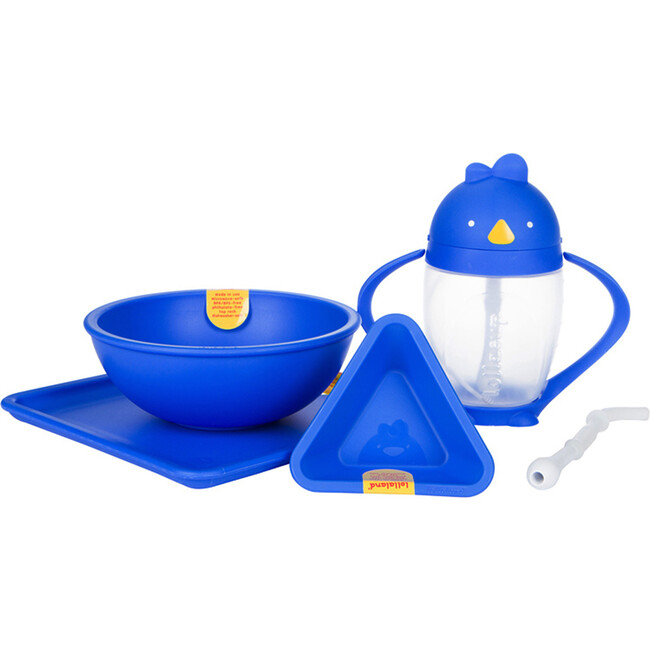 Exclusive Lollaland set, includes Lollacup and Mealtime set, Blue