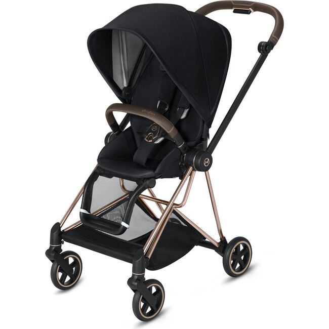 Mios 2 One Box Solution, Rose Gold Frame + Premium Black Seat - Single Strollers - 1