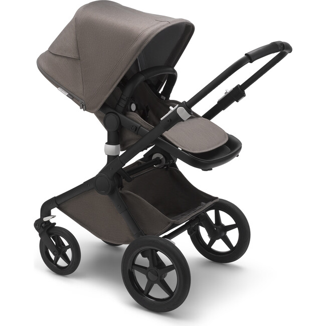 Bugaboo Fox2 Mineral Complete, Black Base & Mineral Taupe Fabrics - Single Strollers - 1