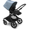 Bugaboo Fox2 Complete, Black Base & Black Seat with Blue Canopy - Single Strollers - 1 - thumbnail