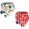 Muslin Bibs 2Pk, Bugs + Picnic - Bibs - 1 - thumbnail