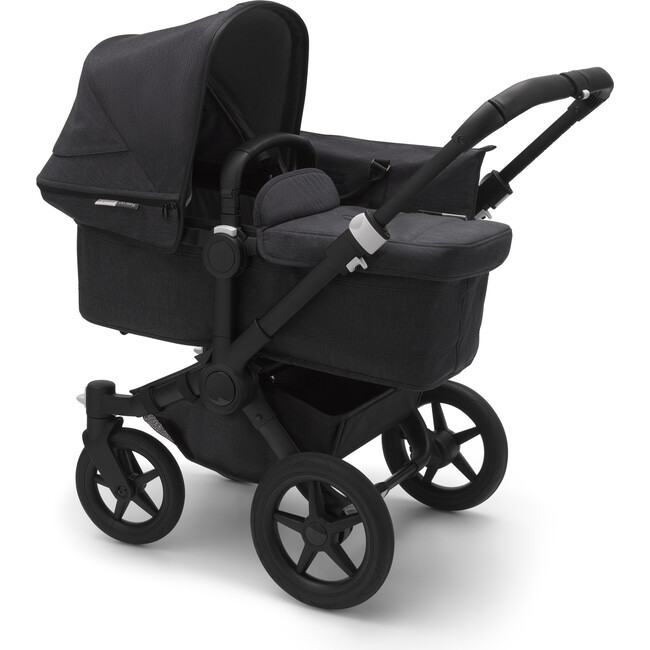 Bugaboo Donkey3 Mineral Mono Complete, Black Base & Washed Black Fabrics - Double Strollers - 2