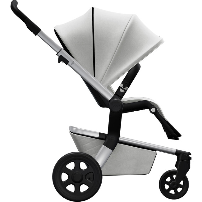 Hub Stroller, Stunning Silver - Single Strollers - 1