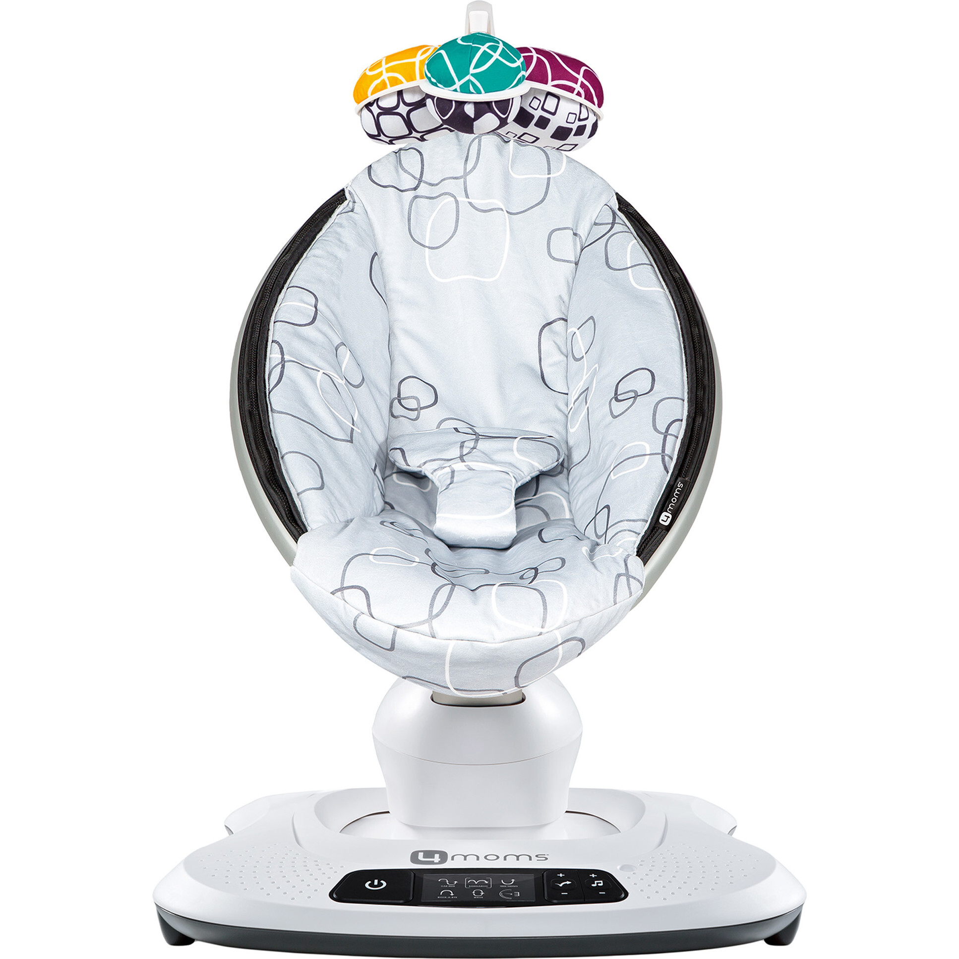 mamaRoo 4 infant seat, Silver Plush - 4moms Bouncers