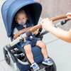 Hub Stroller, Classic Blue - Single Strollers - 4