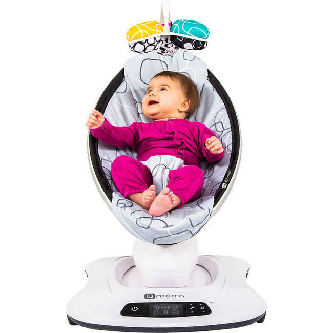 mamaRoo 4 infant seat, Silver Plush - Bouncers - 4