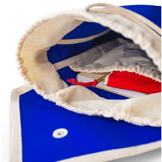 Scout Backpack, Blue - Backpacks - 4