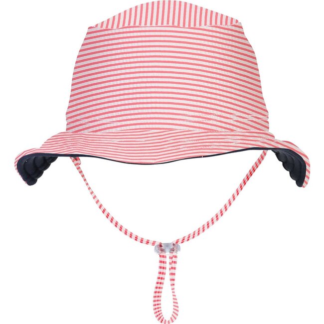 Red & White Stripe Reversible Hat