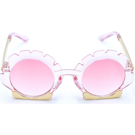 Ariel Shell Sunglass Frame, Pink - Sunglasses - 1
