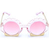 Ariel Shell Sunglass Frame, Pink - Sunglasses - 1 - thumbnail