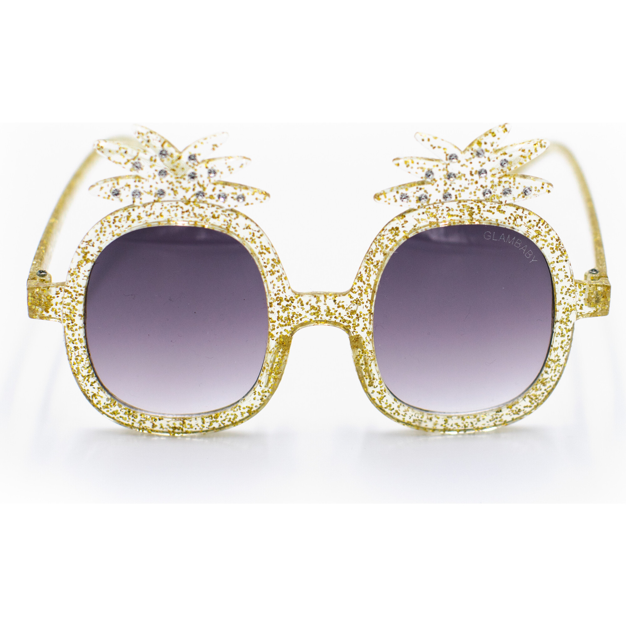 Talia Pineapple Sunglass Frame, Yellow - Sunglasses - 1