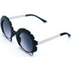 Ariel Shell Sunglass Frame, Black - Sunglasses - 3