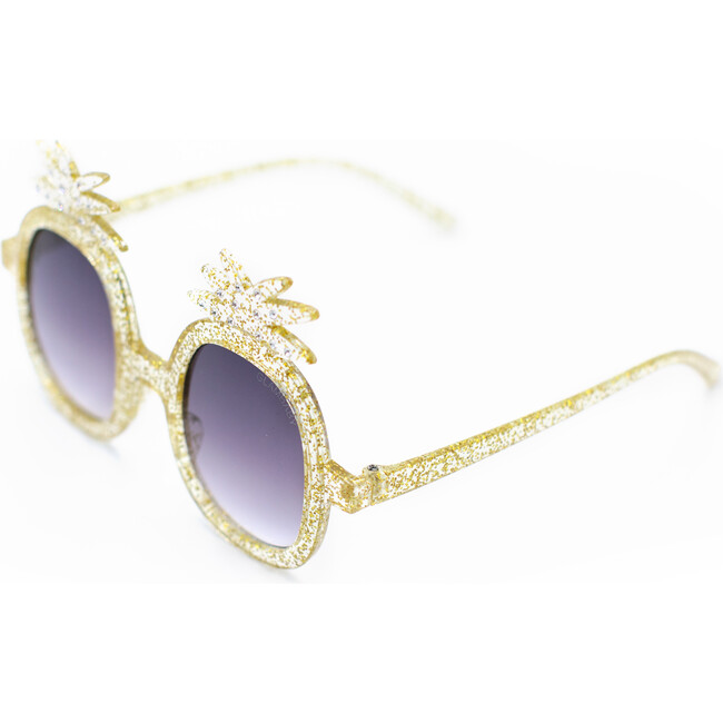 Talia Pineapple Sunglass Frame, Yellow - Sunglasses - 3