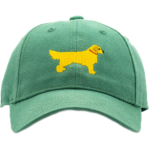 Golden Retriever Baseball Hat, Moss Green