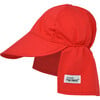 UPF 50+ Original Flap hat, Red - Sun Hats - 1 - thumbnail