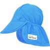 UPF 50+ Swim Flap Hat, Ocean Blue - Sun Hats - 1 - thumbnail