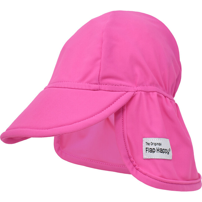UPF 50+ Swim Flap Hat, Azalea Pink