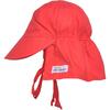 UPF 50+ Original Flap Hat with Ties, Red - Sun Hats - 1 - thumbnail