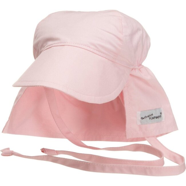 UPF 50+ Original Flap Hat with Ties, Pastel Pink