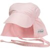 UPF 50+ Original Flap Hat with Ties, Pastel Pink - Sun Hats - 1 - thumbnail