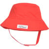 UPF 50+ Bucket Hat, Red - Sun Hats - 1 - thumbnail