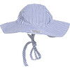 UPF 50+ Floppy Hat, Chambray Stripe Seersucker - Hats - 1 - thumbnail