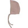 Ribbed Bonnet, Mauve - Hats - 1 - thumbnail
