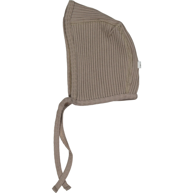 Ribbed Bonnet, Taupe