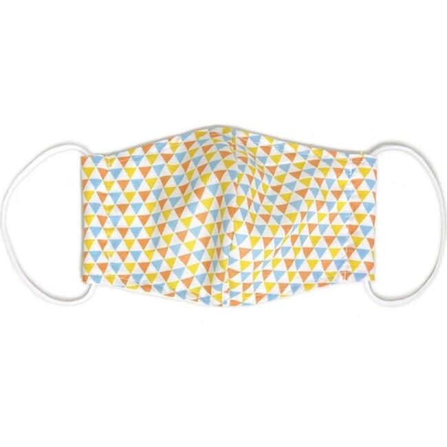 Kids Organic Cotton Face Mask, Triangles