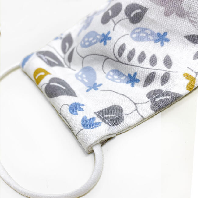 Kids Organic Cotton Face Mask, Crowns - Face Masks - 6