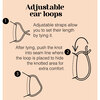 Kids Organic Cotton Face Mask, Blue Deers - Face Masks - 8
