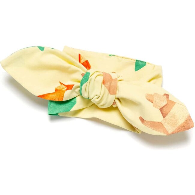 Origami Headband, Yellow - Hair Accessories - 1