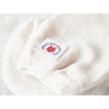 100% GOTS Certified Organic Cotton Mittens, Pearl - Gloves - 2