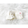 100% GOTS Certified Organic Cotton Mittens, Pearl - Gloves - 3