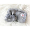 100% GOTS-Certified Organic Cotton Mittens, Charcoal - Gloves - 3