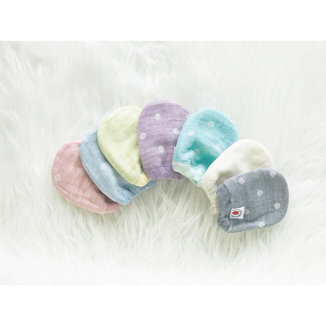 100% GOTS-Certified Organic Cotton Mittens, Cinnamon - Gloves - 4