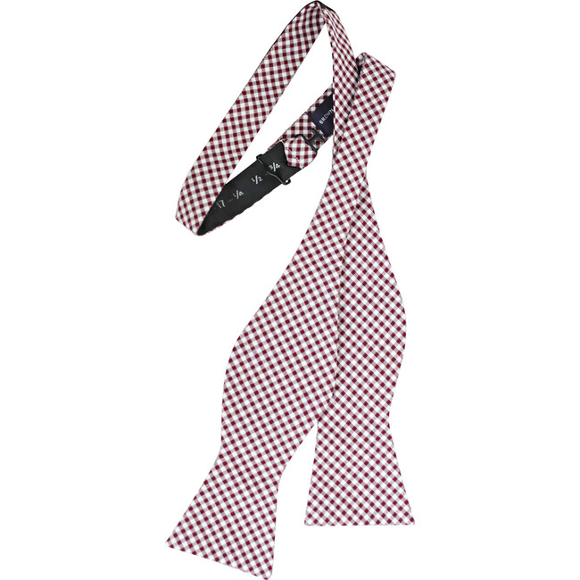 Bowentie, Gadsden Garnet Gingham - Bowties & Ties - 4