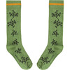 Long Socks, Daisy Green - Socks - 2