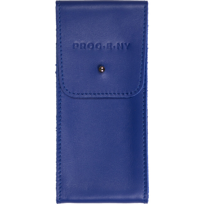 Leather Pouch, Blue - Watches - 1