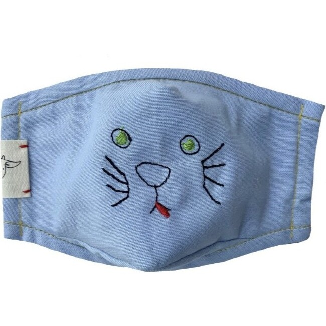 Fitted Mask, Blue Cat