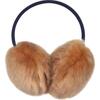Faux Fur Ear Muffs, Brown - Hats - 1 - thumbnail