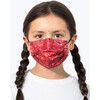Kids Red Bandana Face Mask, 10 Pack - Face Masks - 4