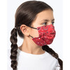 Kids Red Bandana Face Mask, 10 Pack - Face Masks - 5 - thumbnail