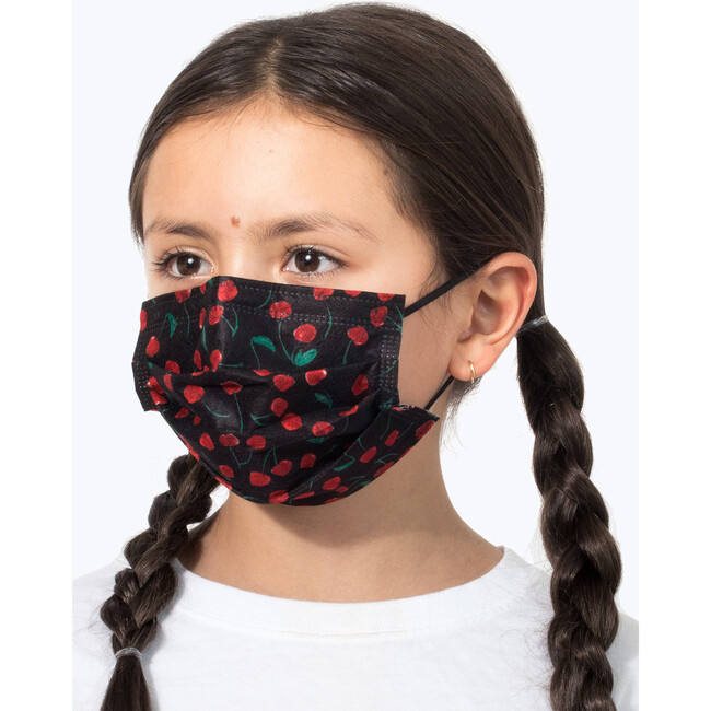 Kids Cherry Multi Face Mask, Pack 10 - Face Masks - 5