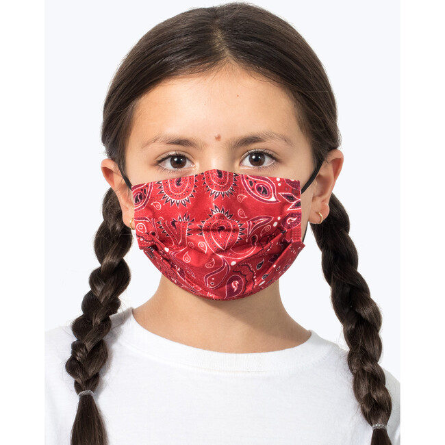Kids Cherry Multi Face Mask, Pack 10 - Face Masks - 6
