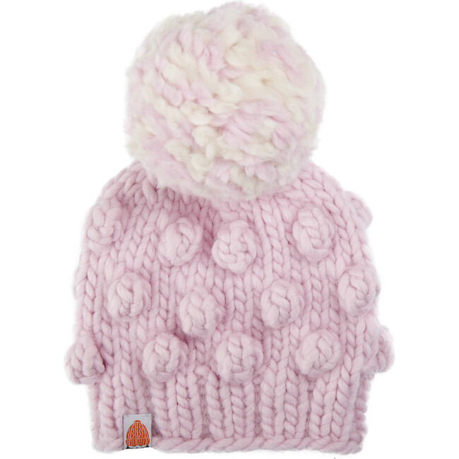 Monogrammable Lil Campbell Beanie, Blush - Hats - 2