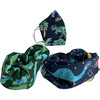 Kids Facemask bundle of 3, Dinosaur - Face Masks - 1 - thumbnail