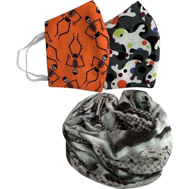 Kid Facemask bundle of 3, Spooks & Ghosts - Face Masks - 1